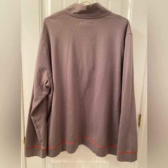 Tommy Bahama Men’s XL Grey 1/2 Zip Front Long Sleeve Top Vacation Fall Winter - Picture 7 of 10
